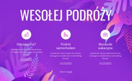 Wesołej Podróży Szablon Układu CSS