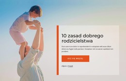 Zasady Dobrego Rodzicielstwa - Strona Z Możliwością Pobrania Szablonu HTML