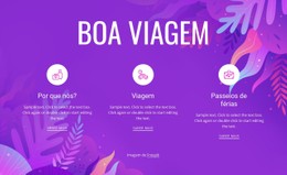 Boa Viagem Modelo De Layout CSS