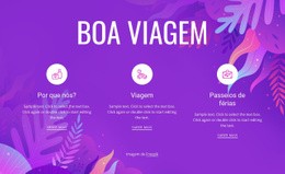 Boa Viagem - Modelo HTML5 Responsivo