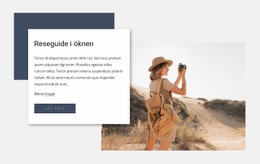 Reseguide I Öknen – Bästa Gratis WordPress-Tema