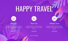 Happy Travel - Create Beautiful Templates
