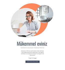 Mükemmel Evin Için HTML Sitesi