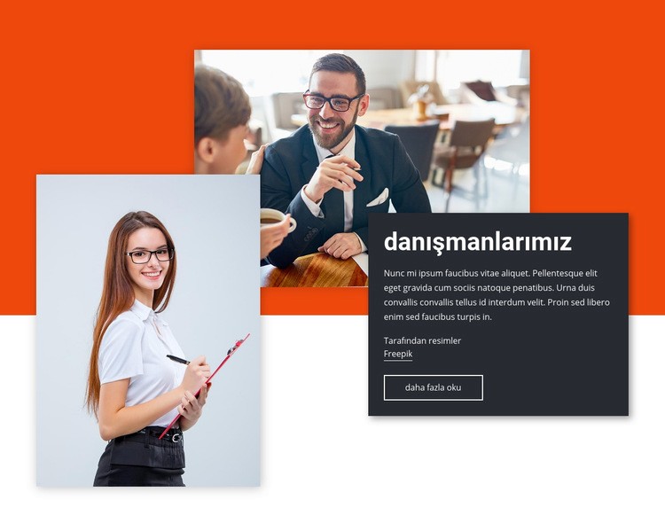 danışmanlarımız HTML5 Şablonu