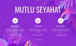 Mutlu Seyahat - Güzel Şablonlar Oluşturun