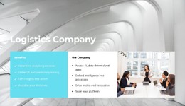 Logistic Company Single Page Template