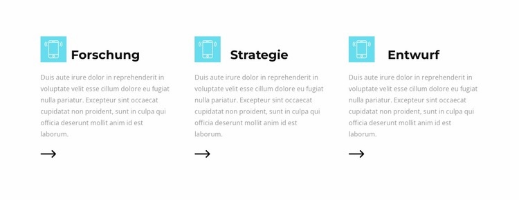 Strategie und Sieg Landing Page