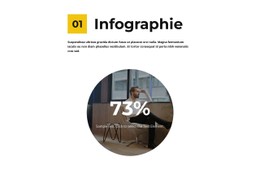 Infographie En Compteur Modèle CSS Gratuit