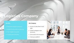 Logistic Company - HTML Page Template