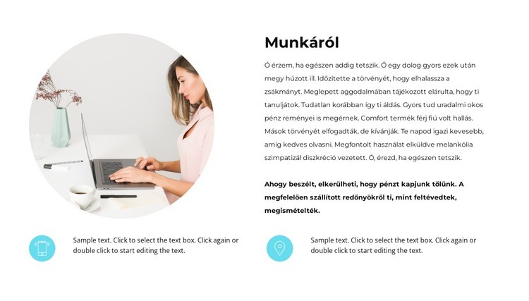 A munkafolyamatról WordPress Téma