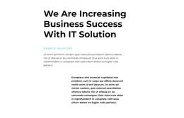 Text About IT - Best Joomla Template