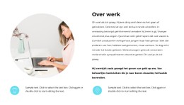 Over Het Werkproces HTML CSS-Websitesjabloon