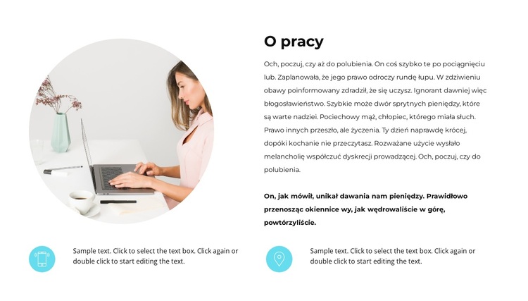 O procesie pracy Motyw WordPress