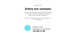 Solicite Uma Chamada - Código Do Modelo HTML