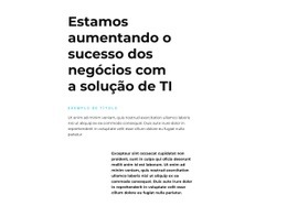 Texto Sobre TI - Melhor Página De Destino
