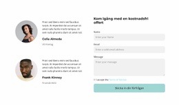 Våra Agenter Kommer Att Svara Dig Flexbox-Mall