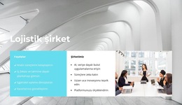 Lojistik Şirketi - Kişisel Web Sitesi Şablonları