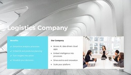 Logistic Company - HTML Page Template