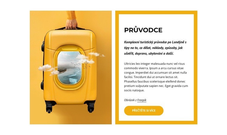 Světový cestovní průvodce Šablona CSS