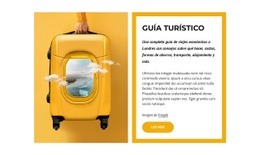 Guia Mundial De Viajes - Plantilla Personalizada De Una Página