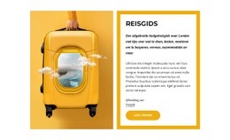 Geweldig Website-Ontwerp Voor Wereld Reisgids