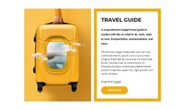 World Travel Guide Web Page Design
