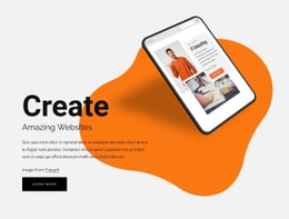 Create amazing websites - CSS Template by Nicepage