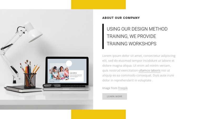 We provide training workshops CSS Template