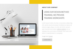 Responsive Web Template For We Provide Training Workshops