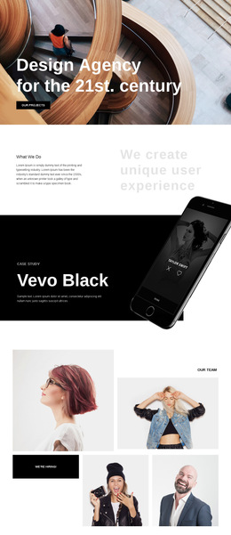 Awesome HTML5 Template For Design Agency