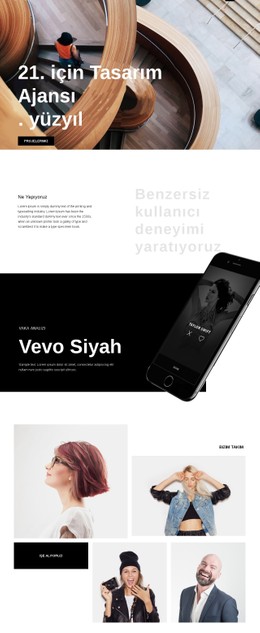 Tasarım Ajansı Site Şablonu