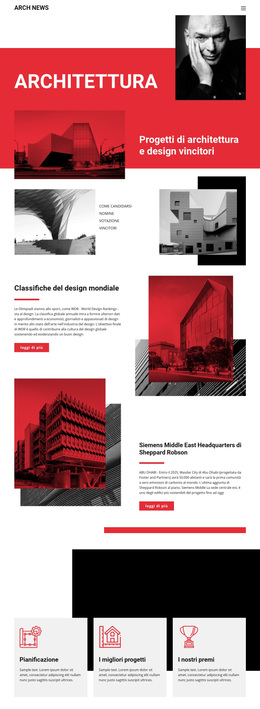 Tema WordPress Design In Architettura Per Qualsiasi Dispositivo