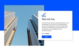 Vorkonstruktion Und Planung CSS-Websitevorlage