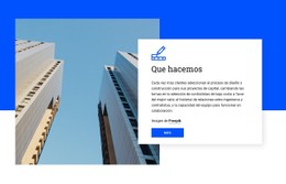 Preconstrucción Y Planificación Plantilla De Sitio Web CSS