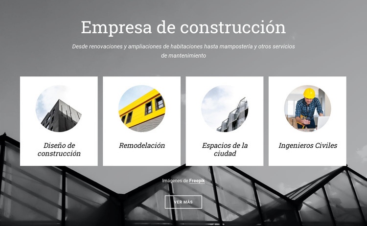 Planificación de espacios de la ciudad Plantilla HTML5