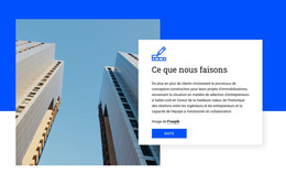 Préconstruction Et Planification - Modèle HTML Gratuit