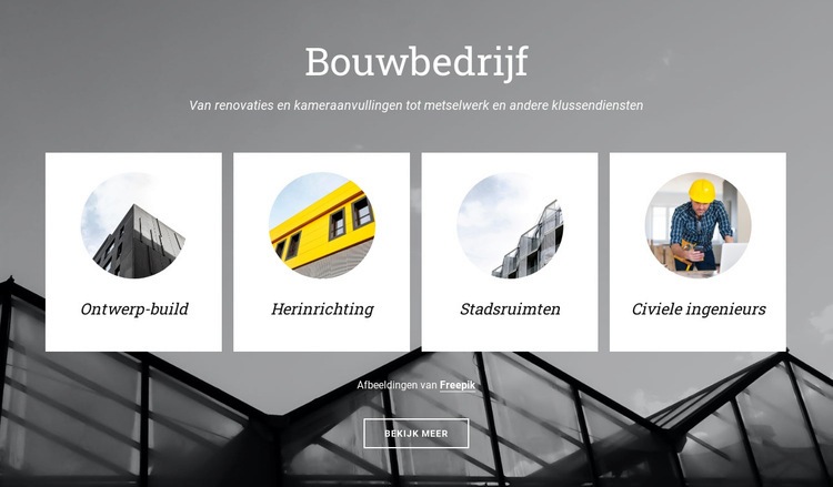 Stadsruimten plannen Html Website Builder