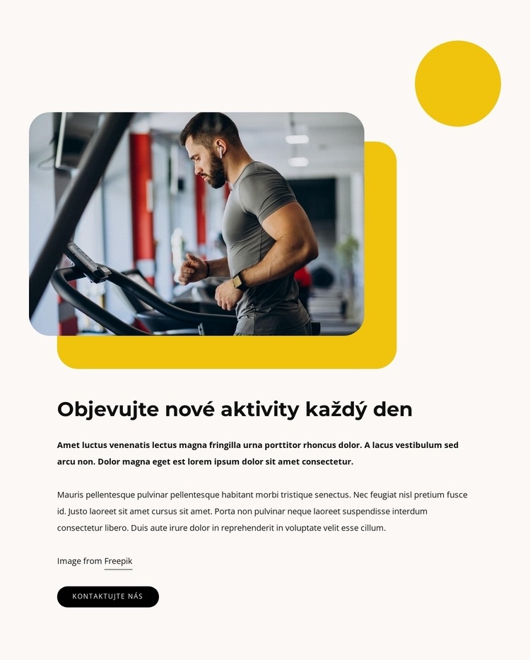 Objevujte nové aktivity každý den Téma WordPress