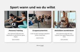 Aktivitäten Kombinieren - Anpassbare Professionelle Joomla-Vorlage