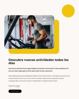 Descubre Nuevas Actividades Todos Los Días. - Creador De Sitios Web Multipropósito