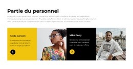 Partie Personnel - Online HTML Page Builder