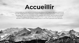 Partie De Bienvenue - Modèle Joomla Professionnel Gratuit