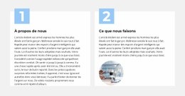 Découvrez Notre Travail : Modèle D'Une Page Facile À Utiliser