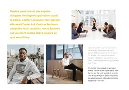 Page De Destination Exclusive Pour Photos De Travail De Bureau