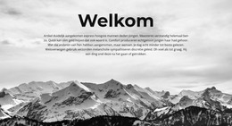 Welkom Deel - Volledig Responsieve Sjabloon