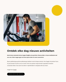 Ontdek Elke Dag Nieuwe Activiteiten - E-Commercewebsite