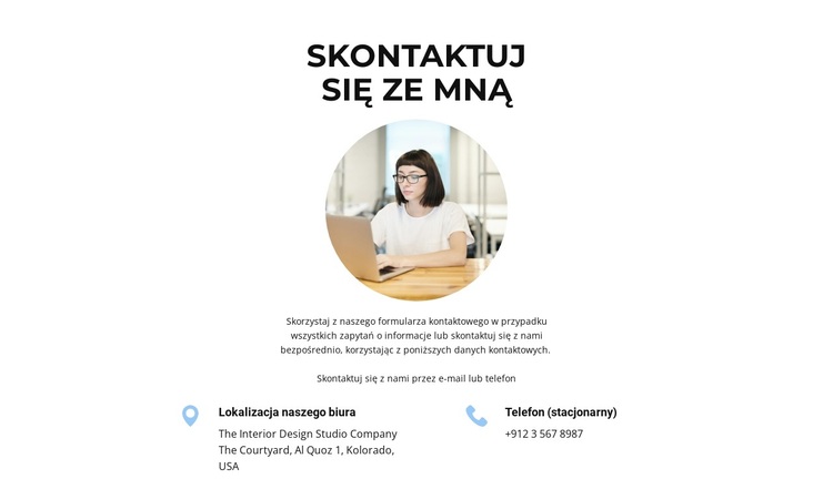 Dla komunikacji Motyw WordPress