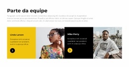 Parte Da Equipe - Modelos De Sites Responsivos