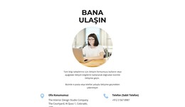 İletişim Için - HTML Web Şablonu