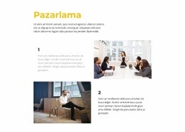 Pazarlama Yönü Için Web Sitesi Maket Aracı